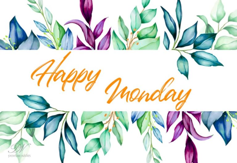 Happy Monday – Stay home, stay safe