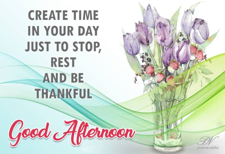 Good Afternoon Wishes