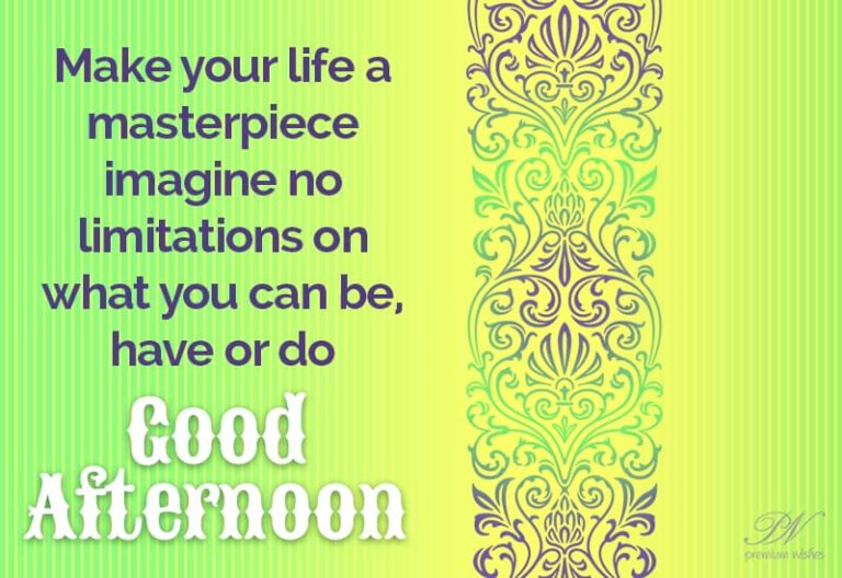 Good Afternoon Wishes