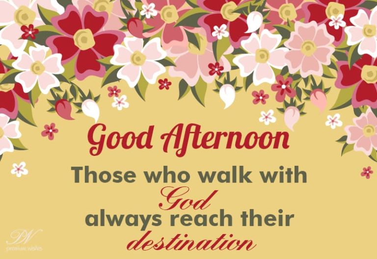 Good Afternoon Wishes
