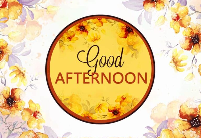 Good Afternoon Wishes