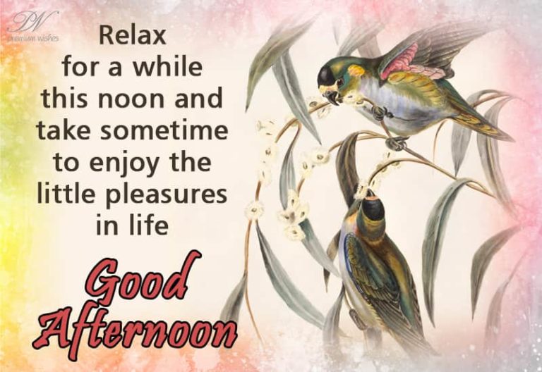Good Afternoon Wishes