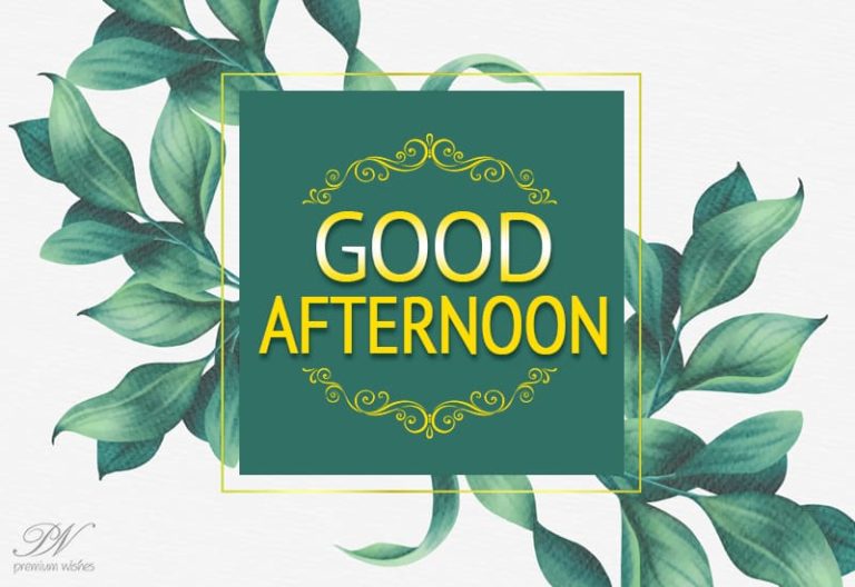 Good Afternoon Wishes