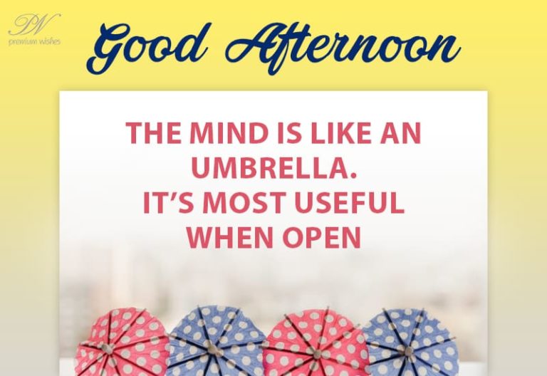 Good Afternoon Wishes