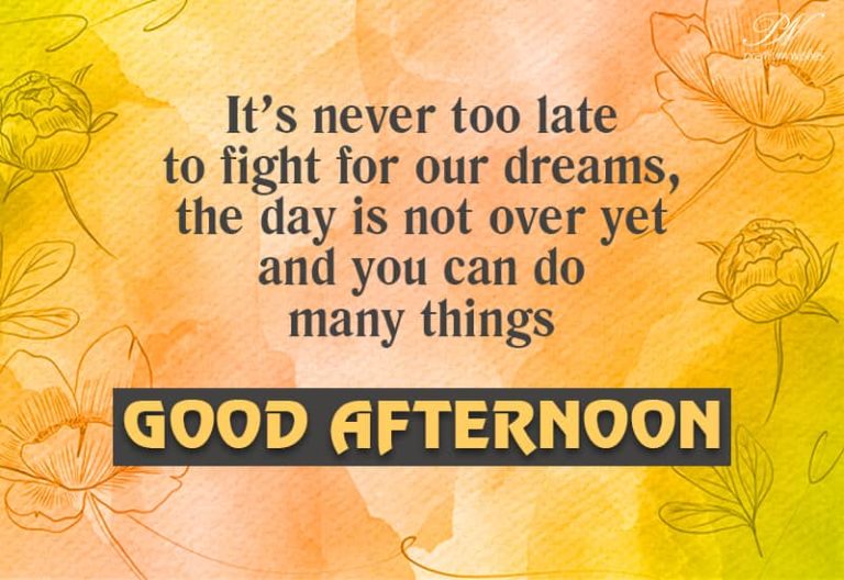 Good Afternoon Wishes