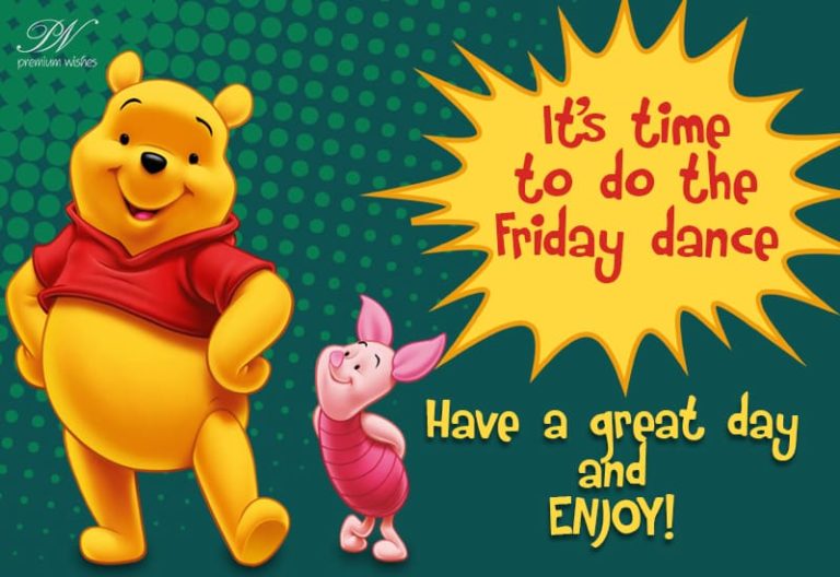 Happy Friday – Let’s dance and enjoy!