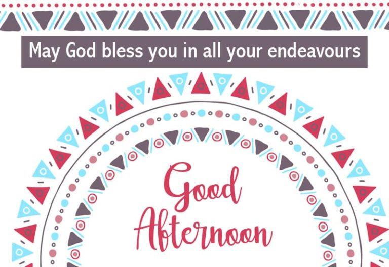 Good Afternoon Wishes