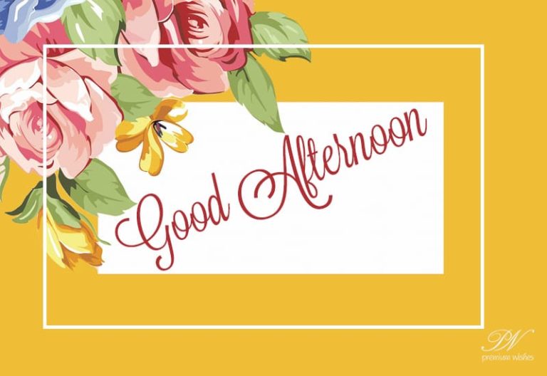 Good Afternoon Wishes