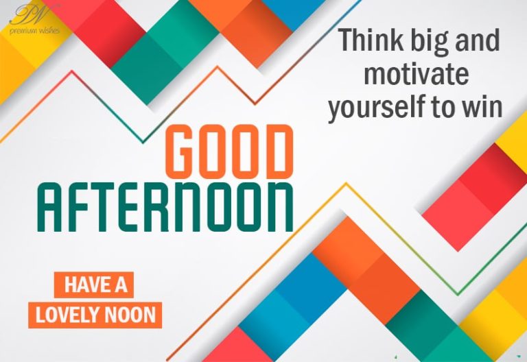 Good Afternoon Wishes