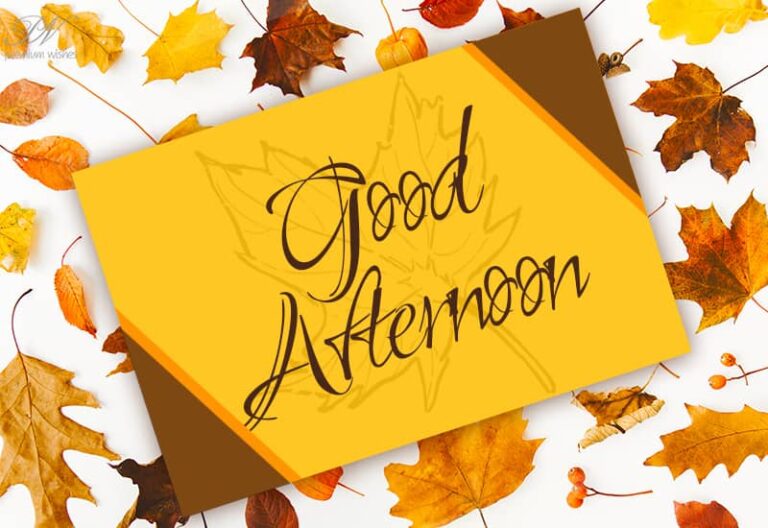 Good Afternoon Wishes