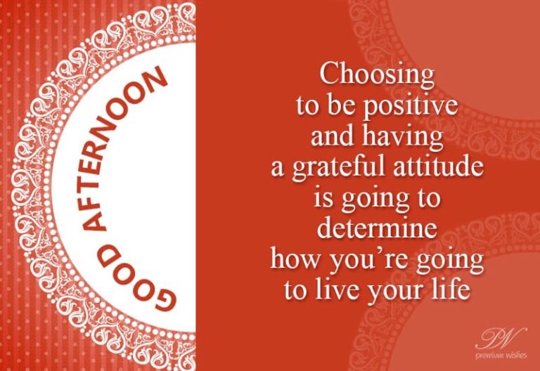 Good Afternoon Wishes