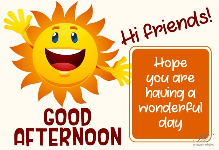 Good Afternoon Wishes