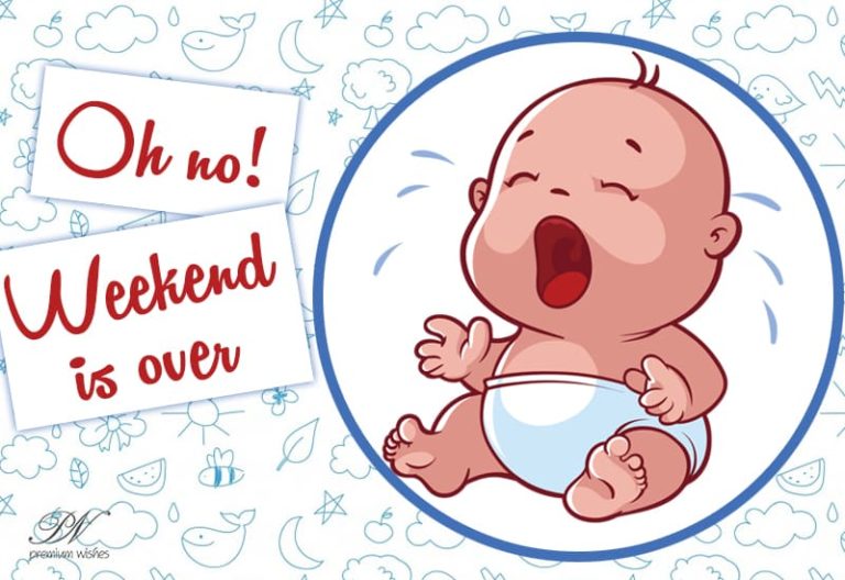 Happy Monday – Oh No The Weekend is over Happy Monday – Oh No The Weekend is over