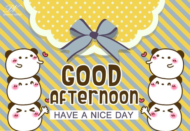 Good Afternoon Wishes