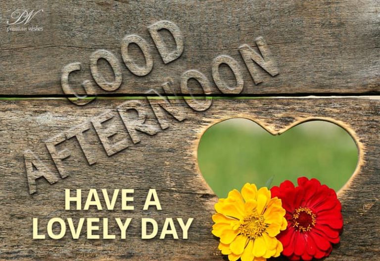 Good Afternoon Wishes