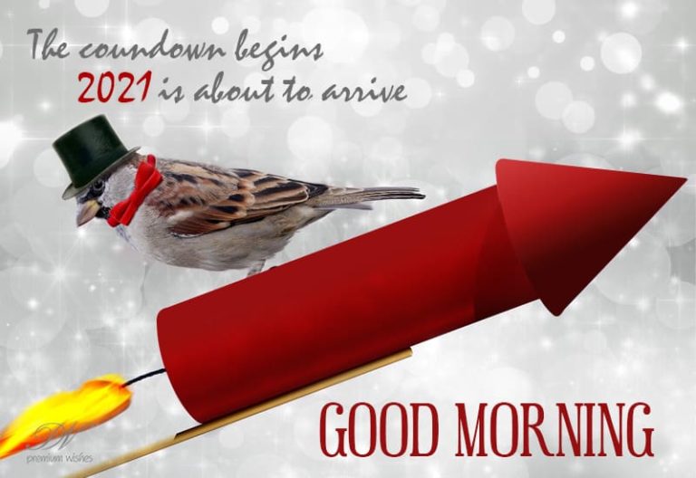 Good Morning  – Countdown begins for 2021