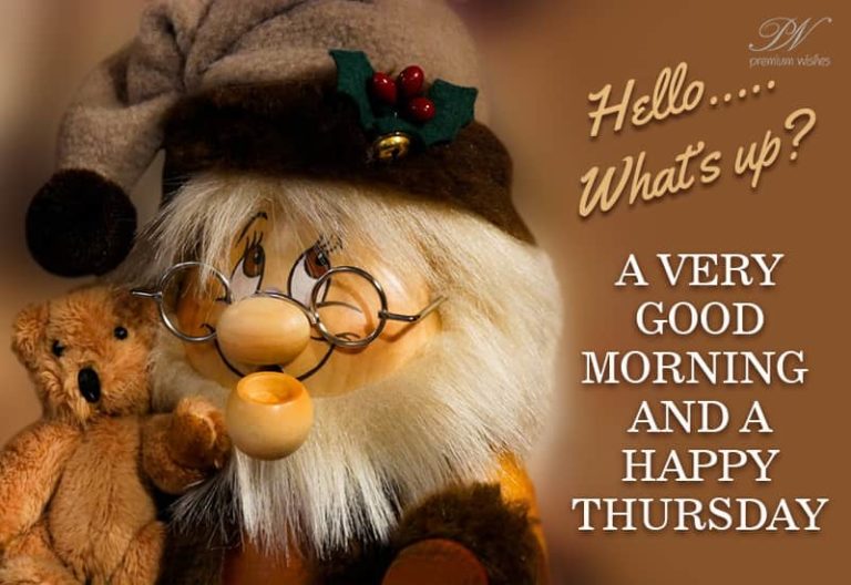 A very good morning and Happy Thursday – Santa