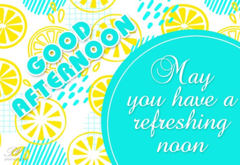 Good Afternoon Wishes