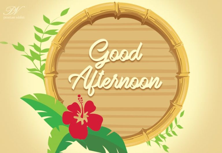 Good Afternoon Wishes