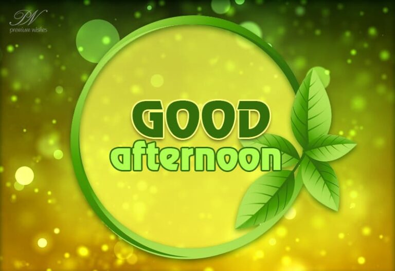 Good Afternoon Wishes
