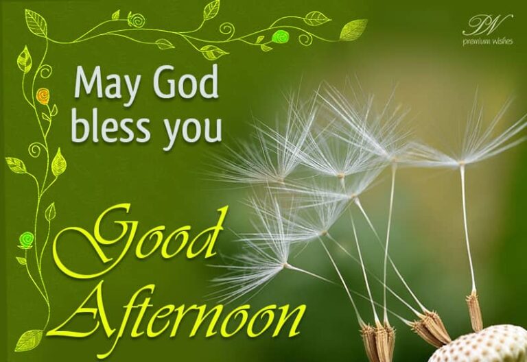 Good Afternoon Wishes
