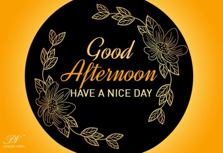 Good Afternoon Wishes
