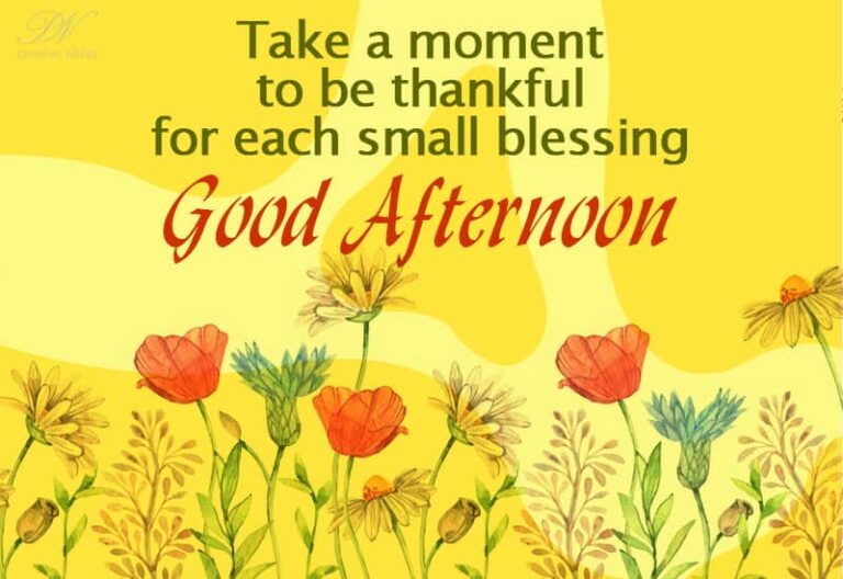 Good Afternoon Wishes