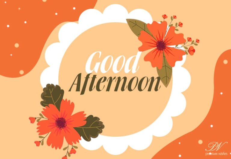 Good Afternoon Wishes