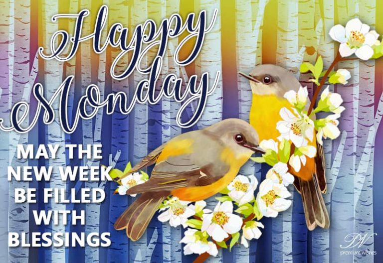 Happy Monday – May the new week be filled with blessings