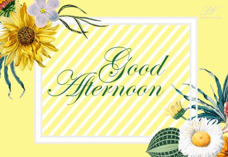 Good Afternoon Wishes