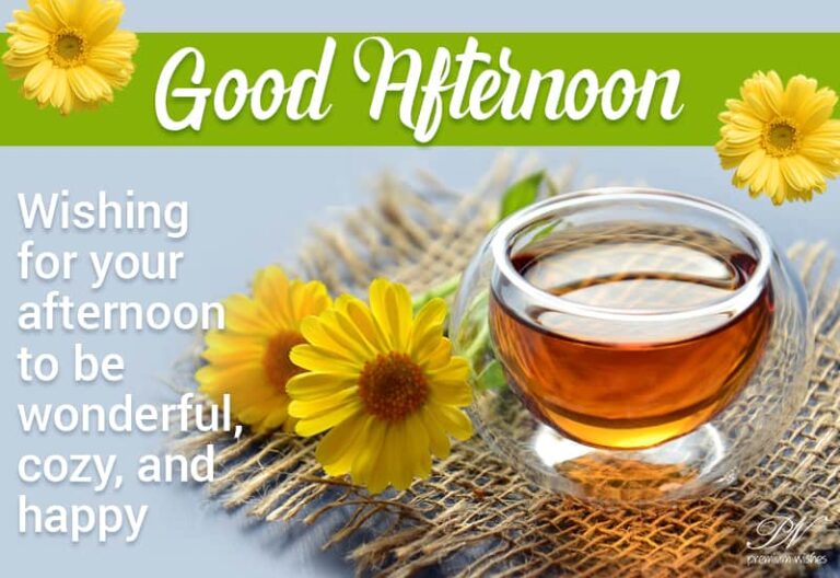Good Afternoon Wishes