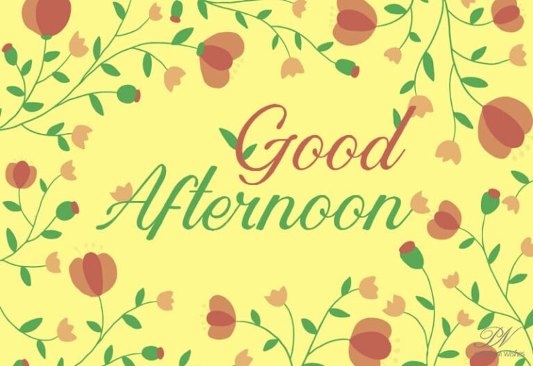 Good Afternoon Wishes