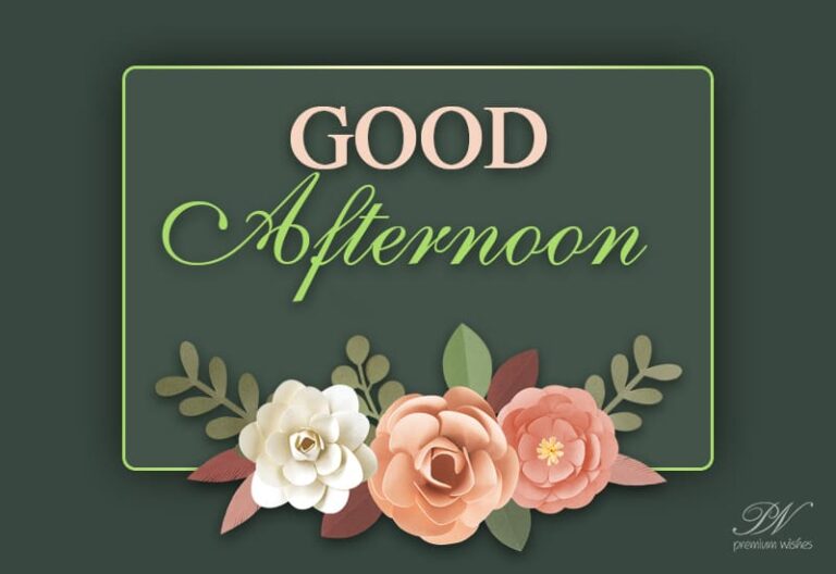 Good Afternoon Wishes