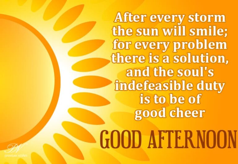 Good Afternoon Wishes