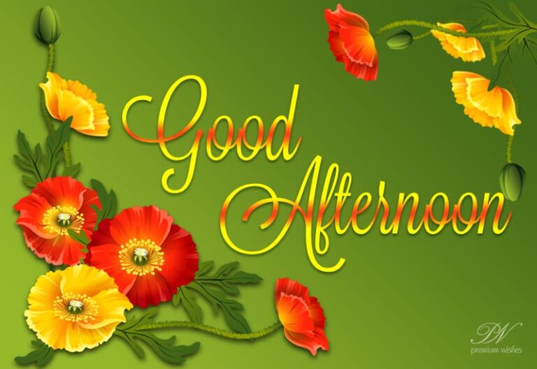 Good Afternoon Wishes