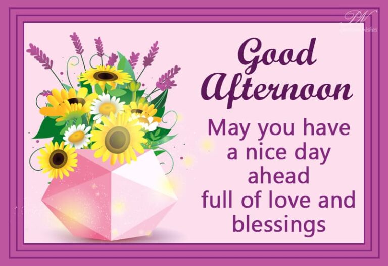 Good Afternoon Wishes