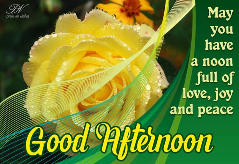 Good Afternoon Wishes
