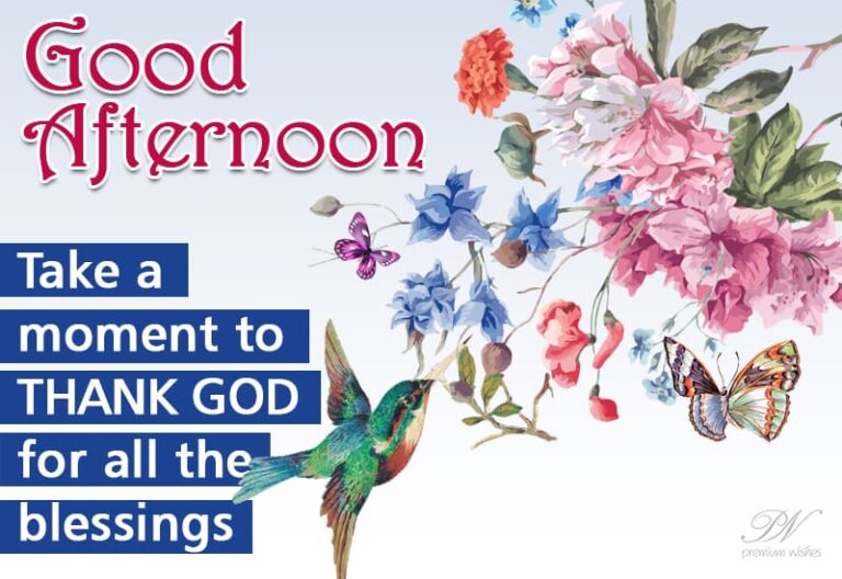 Good Afternoon Wishes