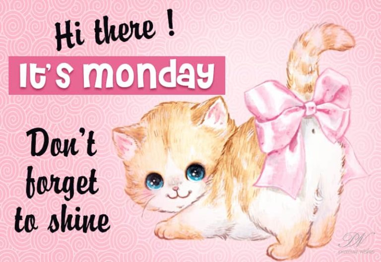 It’s Monday – Do not forget to shine – Good Morning