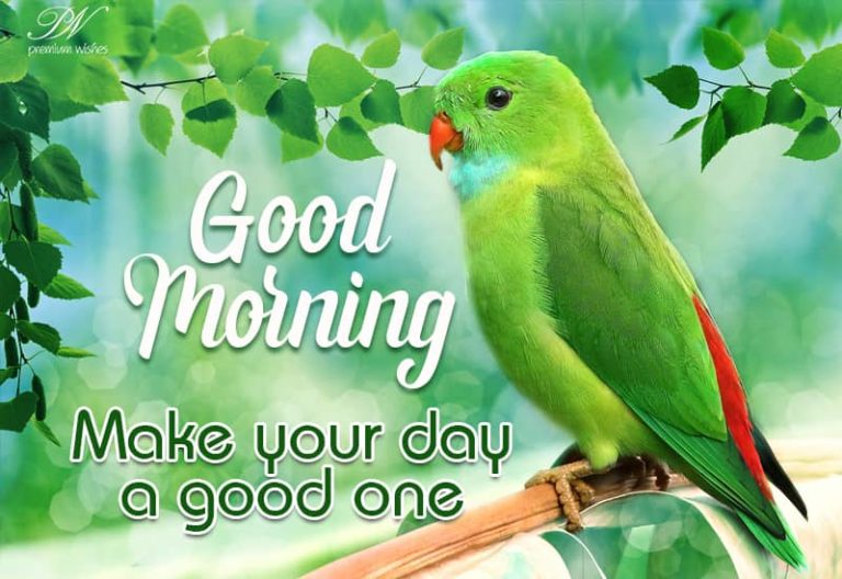Good Morning – Make your day a good one