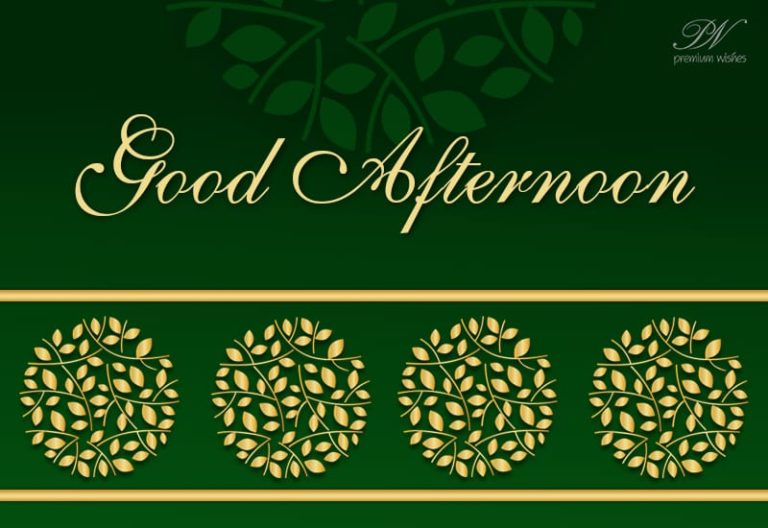 Good Afternoon Wishes