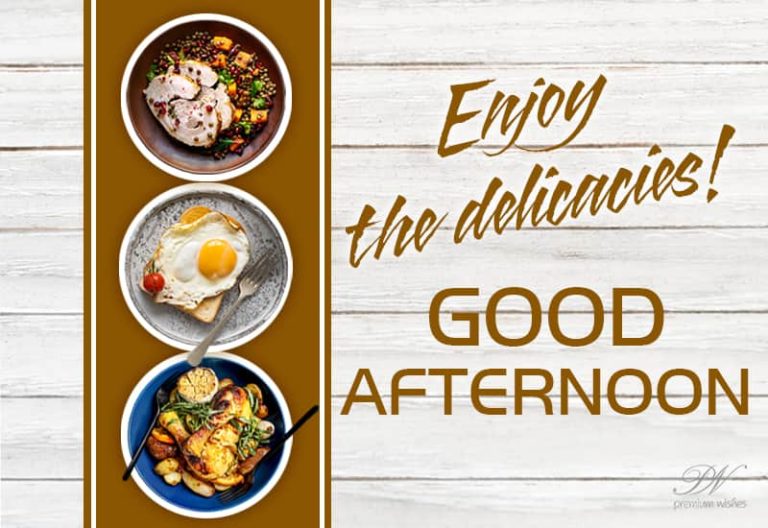 Good Afternoon Wishes
