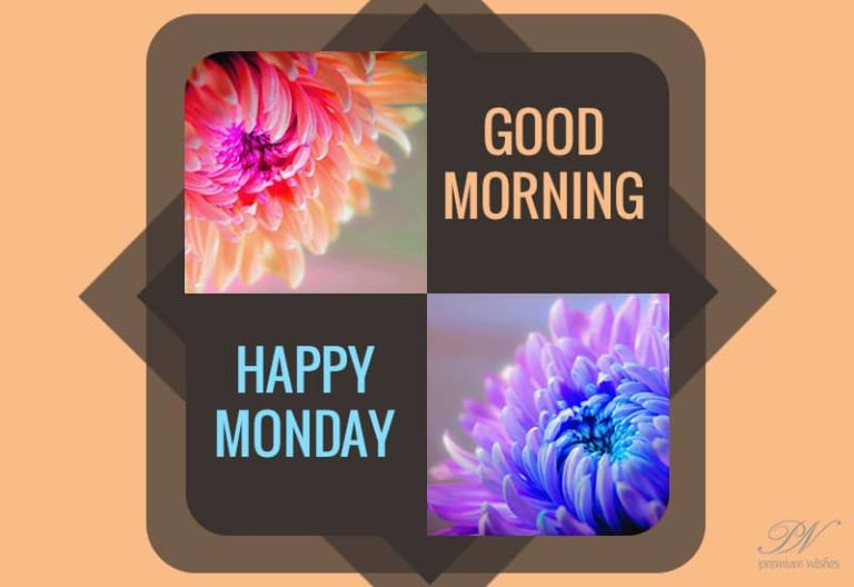 Good Morning – Happy Monday – Have a blessed day