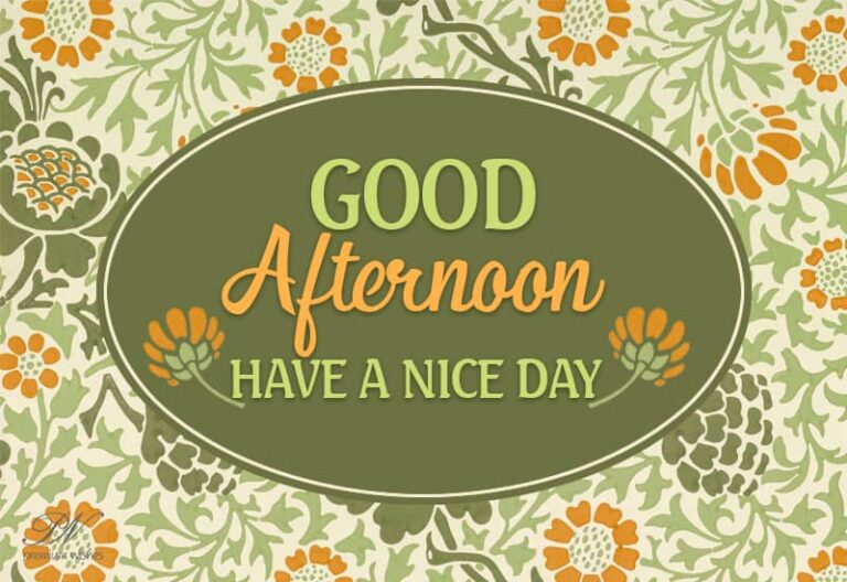 Good Afternoon Wishes