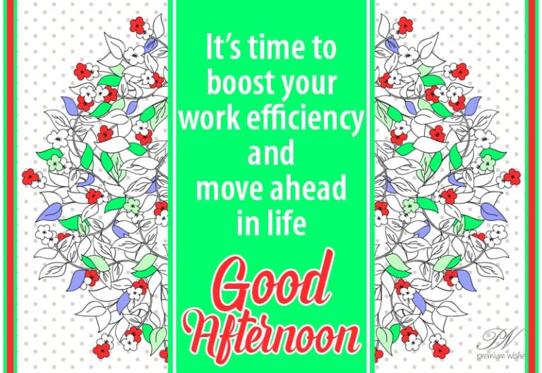 Good Afternoon Wishes