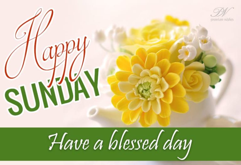 Have a blessed Sunday