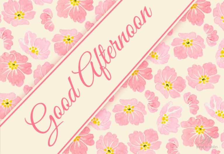 Good Afternoon Wishes