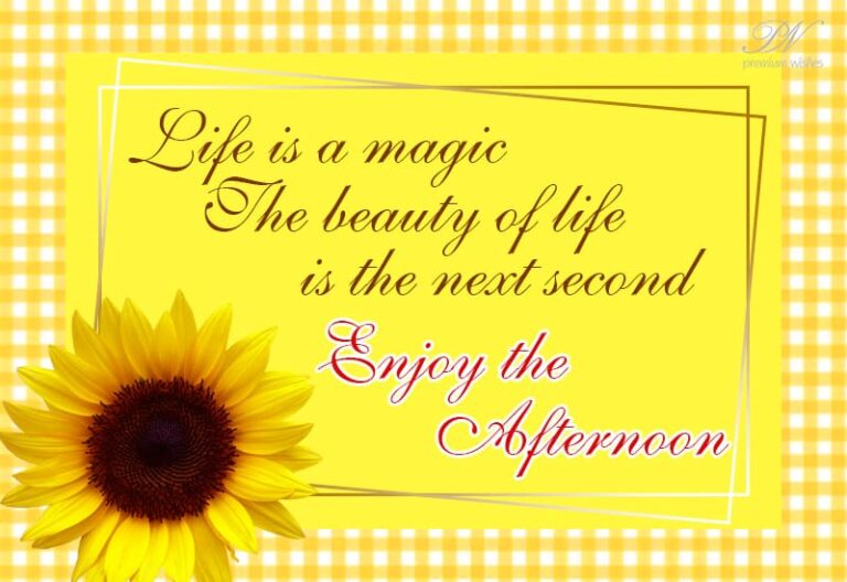 Good Afternoon Wishes