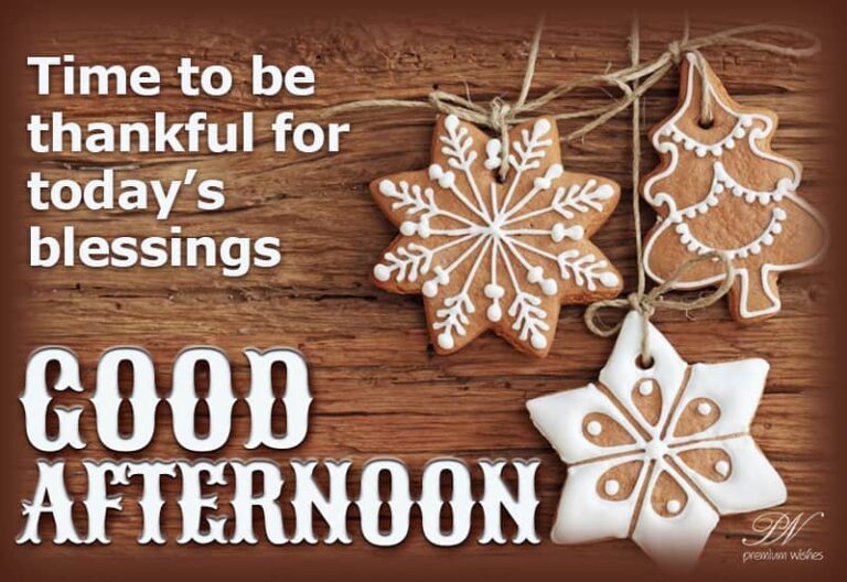 Good Afternoon Wishes