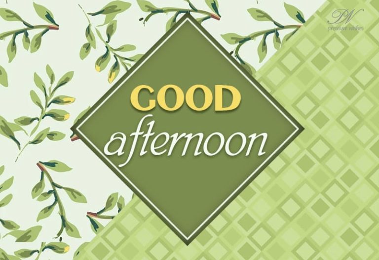Good Afternoon Wishes